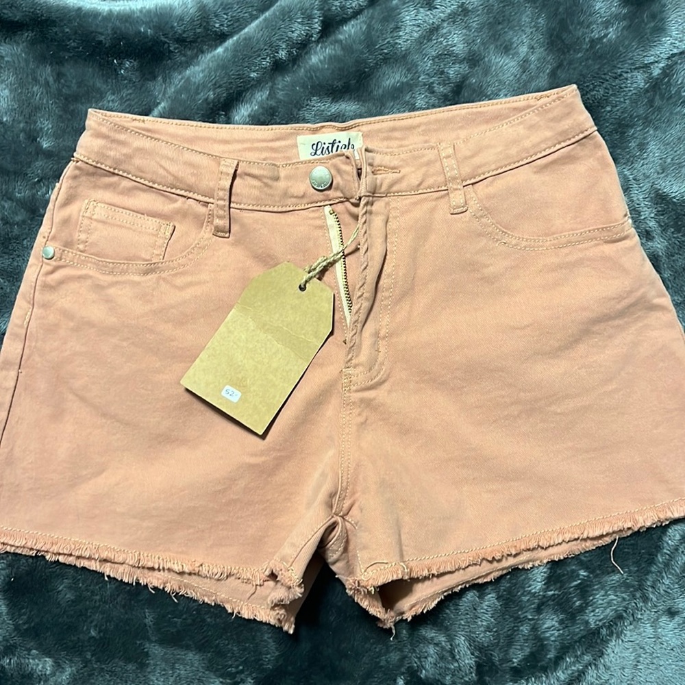 Listicle Denim Shorts